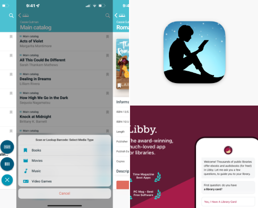 Bookish Apps & Websites cover photo collage