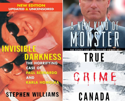 Canadian True Crime Books Worth Staying Up For cover photo collage