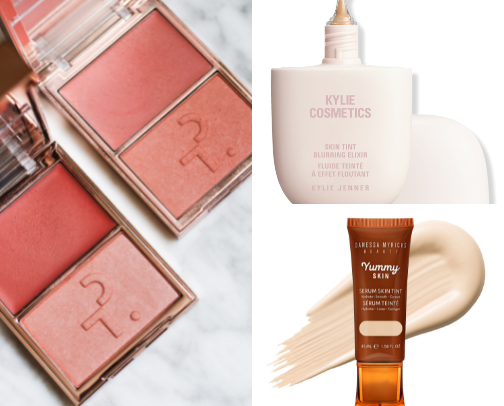 My Fav Makeup For a More Natural Glowy Look✨💄 cover photo collage