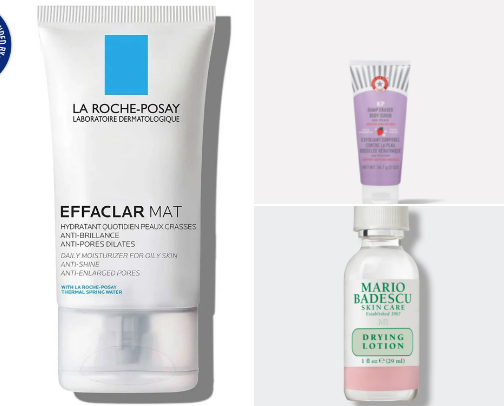 best body care products for oily skin!!! cover photo collage