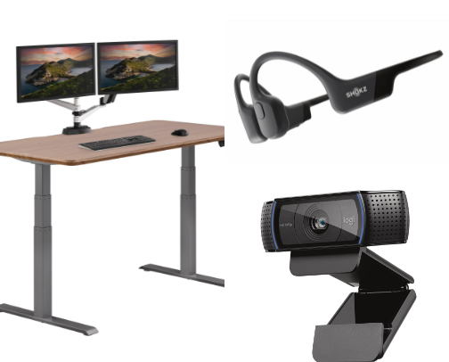 A practical set-up for working from home cover photo collage