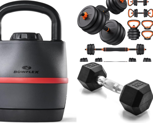 Best Seller Adjustable Dumbbells cover photo collage