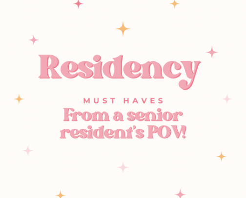 Residency Must Haves 🪻🧠 cover photo collage
