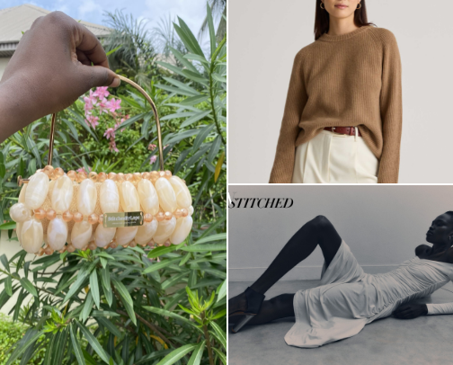 Sustainable clothing cover photo collage