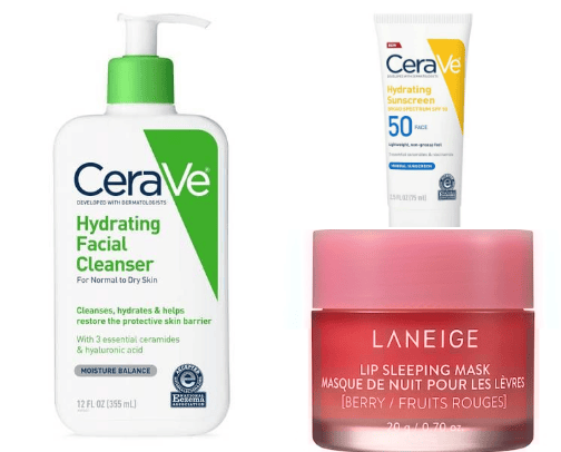 Skincare cover photo collage