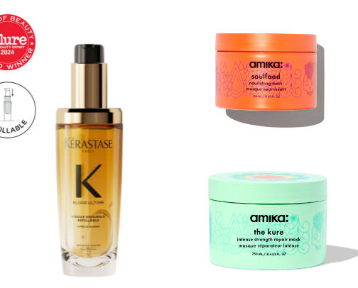 the secrets to silky, smooth strands cover photo collage