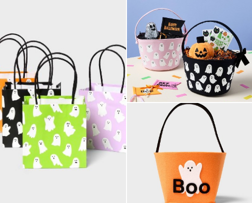 Boo baskets and what goes in them cover photo collage