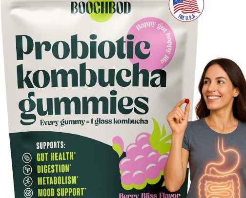 Kombacha gummies cover photo collage
