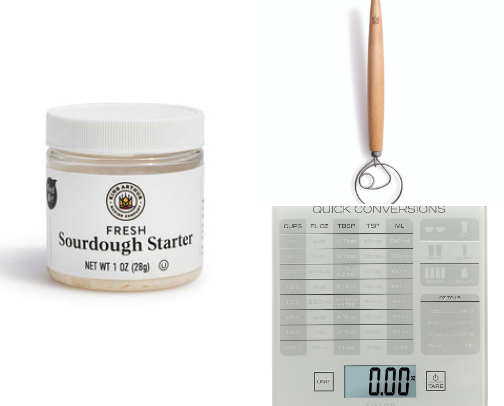 Sourdough starter pack🍞 cover photo collage