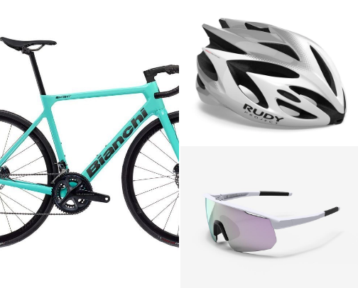 Cycling 🚴🏼‍♀️ gear & food cover photo collage