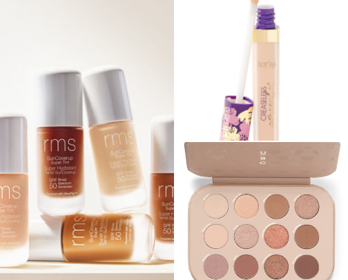 Makeup for over-50 skin cover photo collage