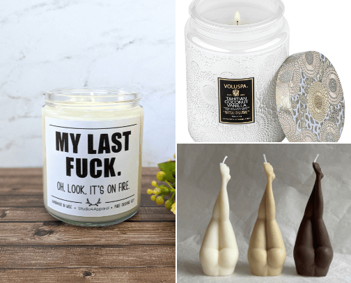 Candles cover photo collage