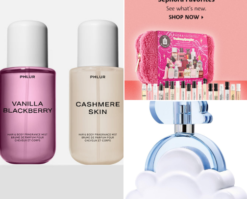 Parfums et body mists qui sentent incroyablement bon cover photo collage
