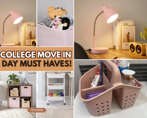 College Move In Day Must Haves cover photo collage