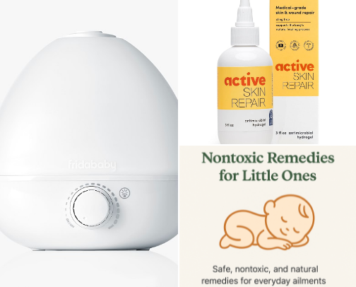 Nature’s Care Kit: Nontoxic Remedies for Little Ones cover photo collage