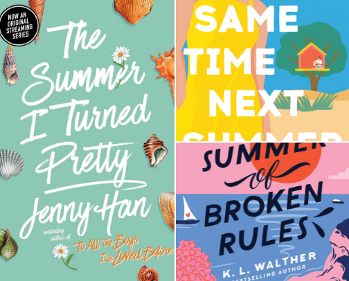 🌸 Books That Feel Like Summer Flings cover photo collage