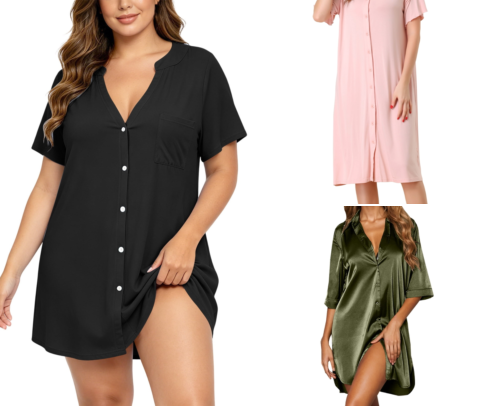 Top 10 Nightgowns for Women cover photo collage