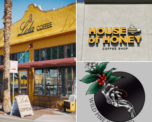 az coffee shops! cover photo collage