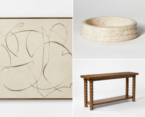 Target: Organic Modern Finds. cover photo collage