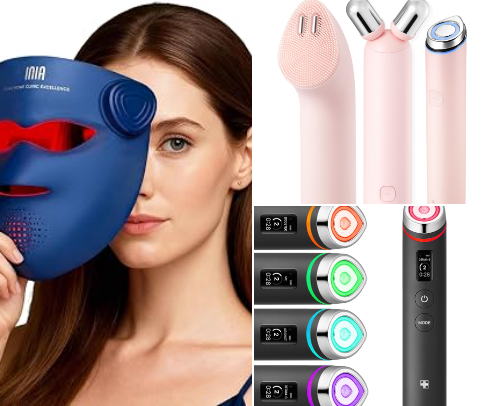 Skincare Devices, Masks & Extras Worth the Hype cover photo collage