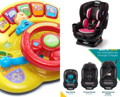 Our Toddler's Must-Have Toys, Snacks, and Travel Items!! cover photo collage