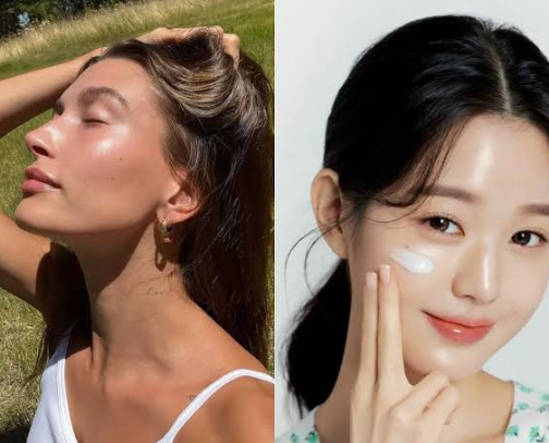Glass Skin Morning Routine Guide : Oily Skin Edition 💎✨ cover photo collage