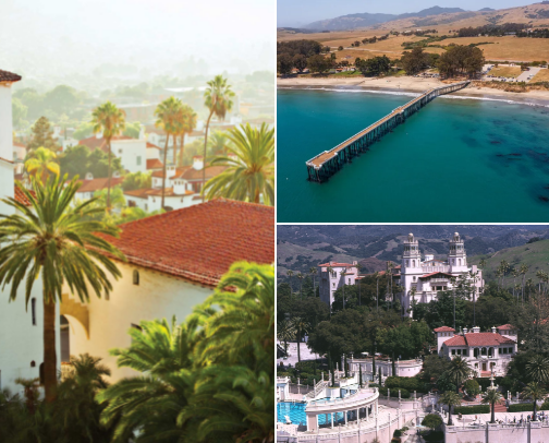 Favorite travel destinations cover photo collage