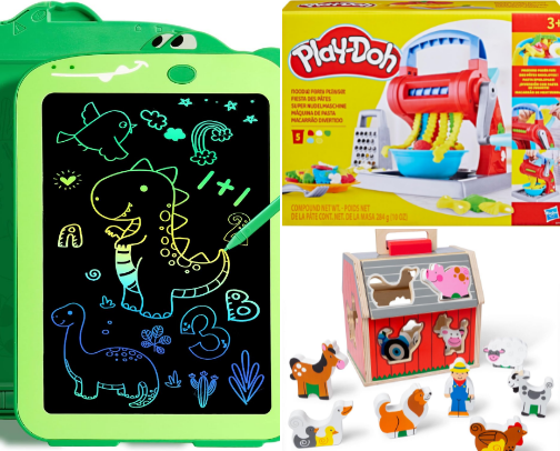 Toddler toys that don't break the bank cover photo collage