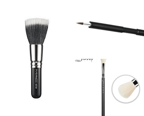 MAC Brushes cover photo collage