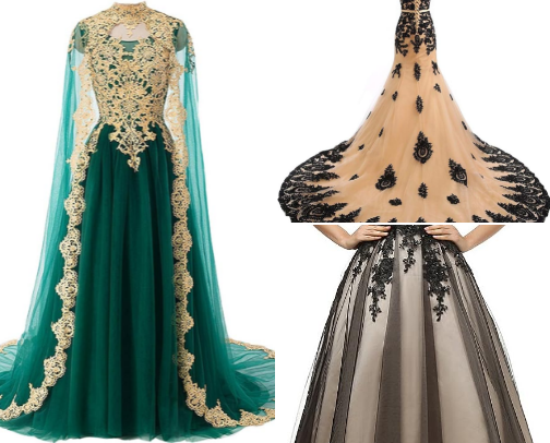 Gorgeous garb cover photo collage