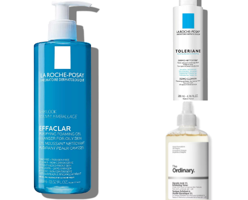 Holy grail skincare cover photo collage