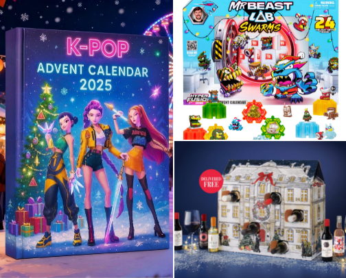 ALL the ADVENT CALENDARS! cover photo collage