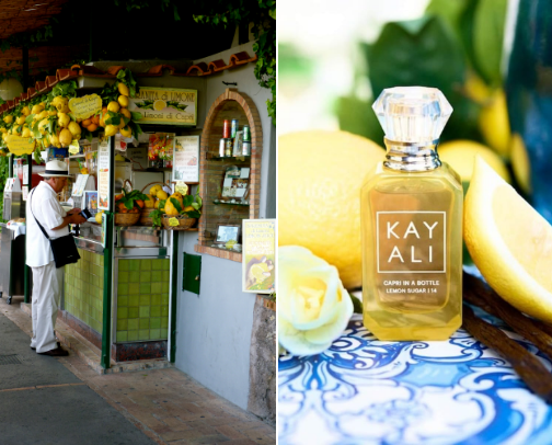 Lemon Sugar on Vacation Shower Routine ft. Kayali Capri in a Bottle EDP 🍋🍸🌴 cover photo collage