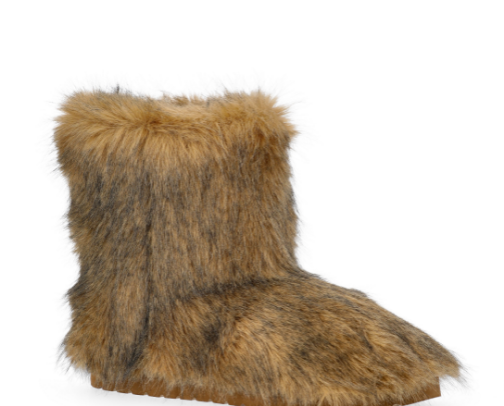 Y2K fur boots cover photo collage