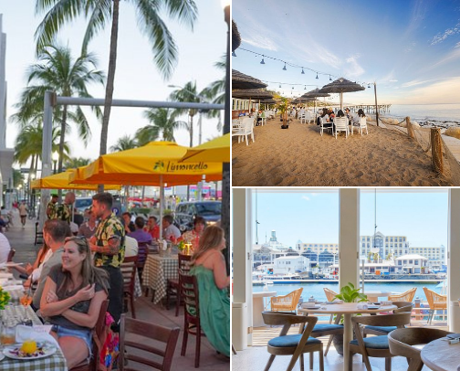 Dining out - a world of fine restaurants. cover photo collage