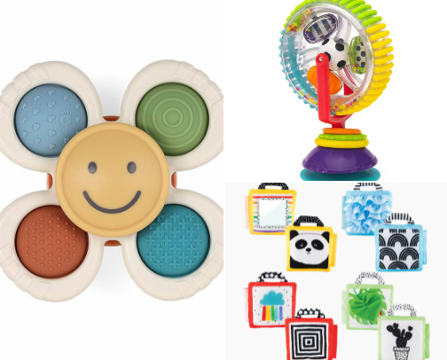 Tiny Hands, Big Fun: Best Toys for Babies Under 1 cover photo collage