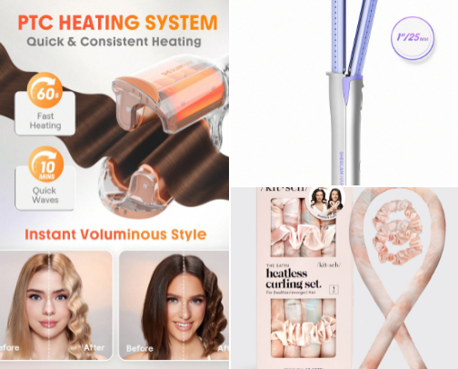 Hair Products for Thin & Fine Hair cover photo collage