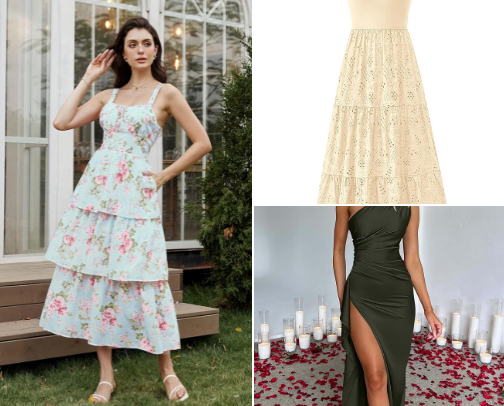 Feminine Dresses All Seasons cover photo collage