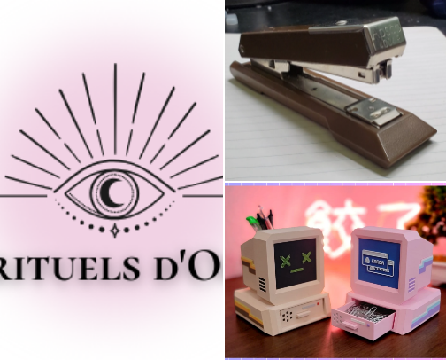 Office supplies for organizing and restocking on essentials cover photo collage