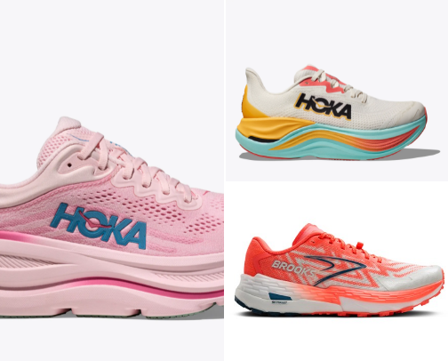 dream running shoes cover photo collage