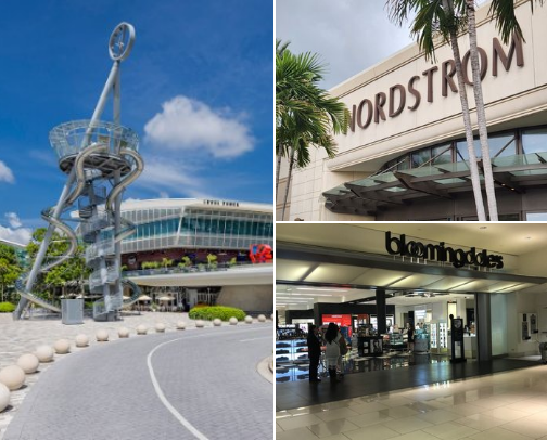 Ultimate Aventura Mall FL 2026 Guide: Luxury Shopping Nordstrom Bloomingdale's Macy's, Best Hotels with Shuttles, FLL/MIA Car Rentals Transfers & Travel Essentials cover photo collage