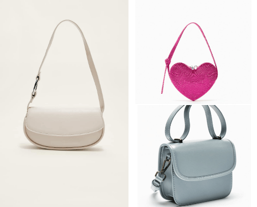 Cute and affordable bags cover photo collage