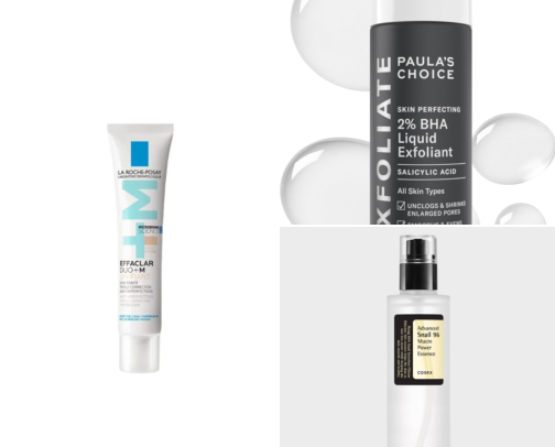 Skincare staples that actually work for oily/combo skin cover photo collage