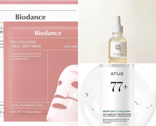 Skincare: Korean skincare favorites 🫧💗 cover photo collage