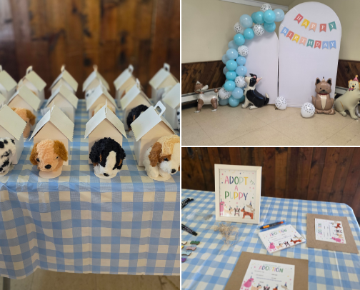 Ready Two Pawty 
Puppy Themed Birthday cover photo collage