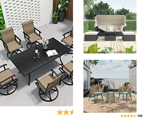 Amazon finds - Outdoor Area cover photo collage