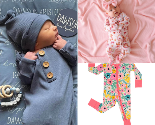 Baby/Toddler clothes cover photo collage