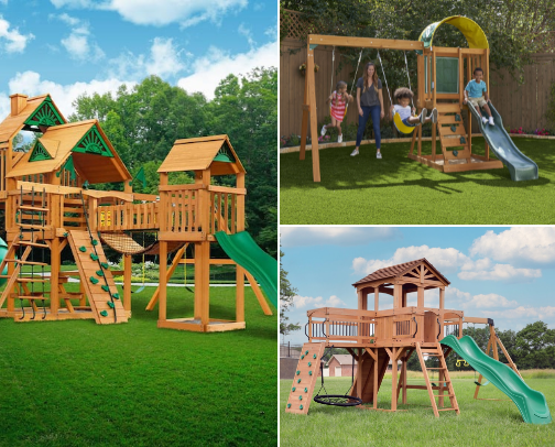 Yard fun for the kiddos 😍 cover photo collage
