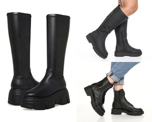 Steve Madden Basic Boots cover photo collage