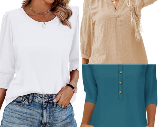 Top 10 Three-Quarter Sleeve Henley Tops That Feel Like a Wardrobe Staple cover photo collage